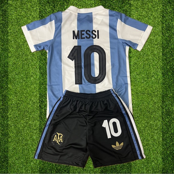 Adidas Messi #10 Argentina 2024 Copa America Soccer Kids Kit Home set, u… - Picture 2 of 2